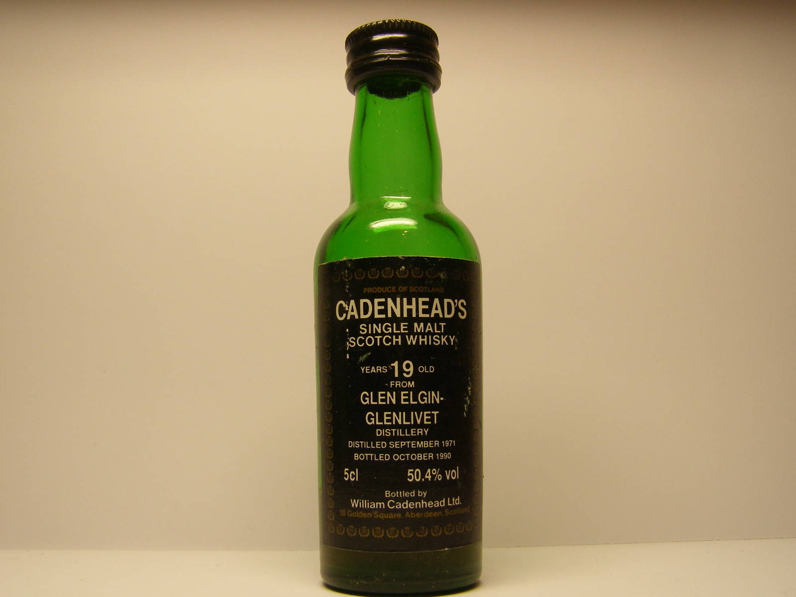 SMSW 19yo 1971-1990 "Cadenhead´s" 5cl 50,4%vol